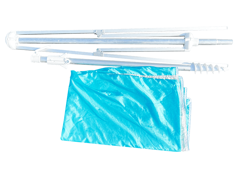 2,8*2,4M 2-uurteinen koristeellinen aurinkovarjo