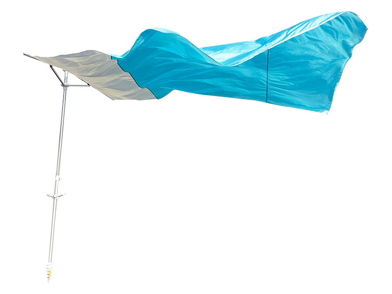 2,8*2,4M 2-uurteinen koristeellinen aurinkovarjo