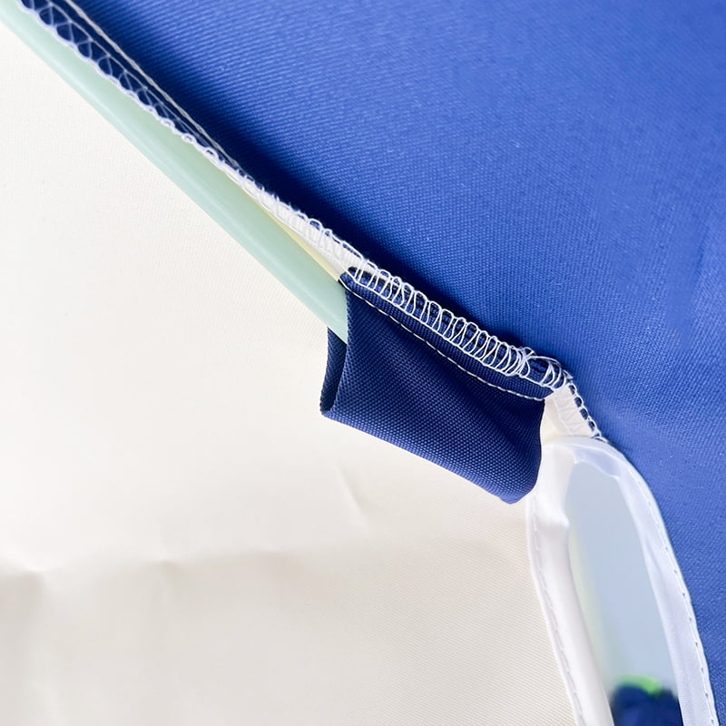 2,5 M Sinivalkoinen Patchwork Pagoda Sateenvarjo