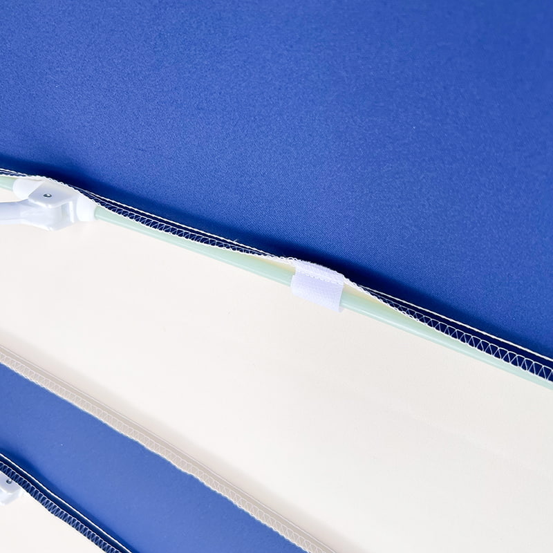 2,5 M Sinivalkoinen Patchwork Pagoda Sateenvarjo