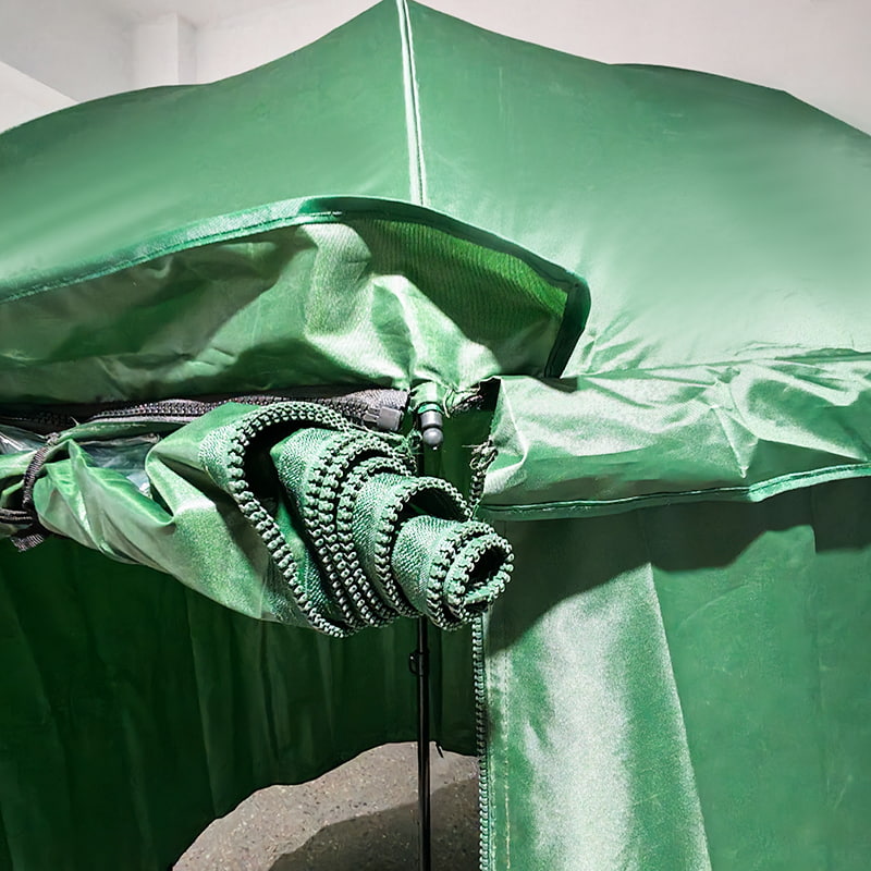 2,2M Military Green Canopy -sateenvarjo