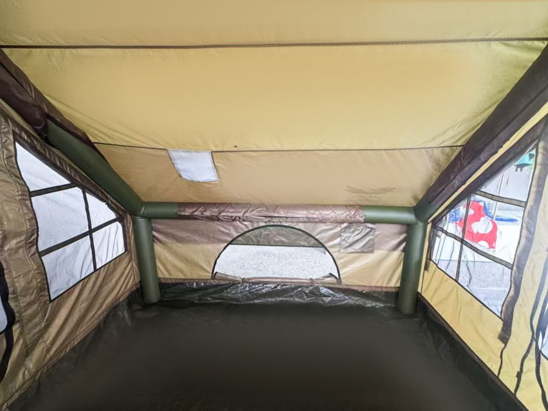 Pienikokoinen Military Green puhallettava leirintäteltta