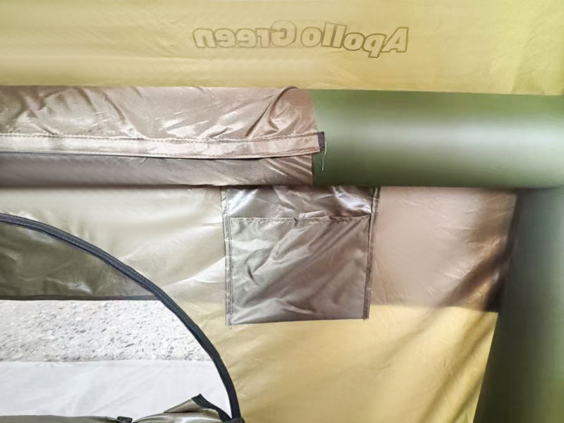 Pienikokoinen Military Green puhallettava leirintäteltta