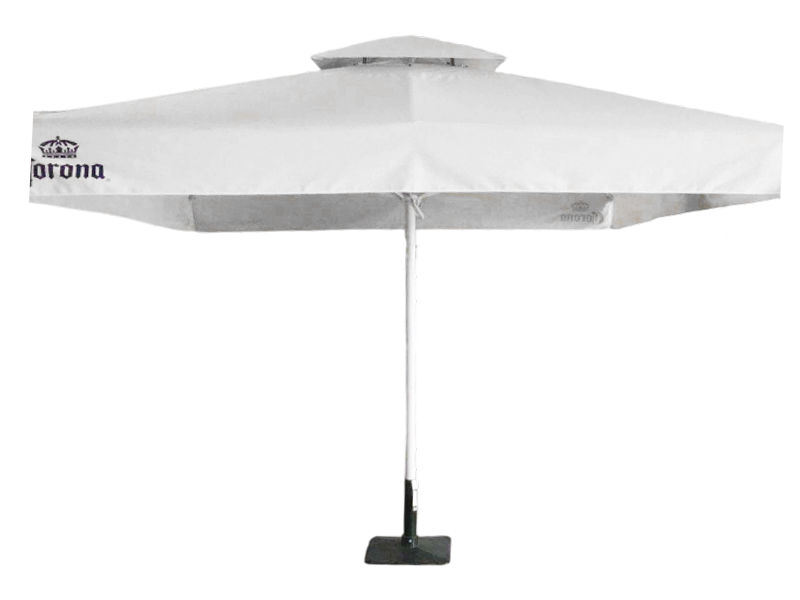 Outdoor Square Hand Push Sateenvarjot