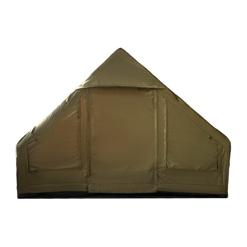 Pienikokoinen Military Green puhallettava leirintäteltta